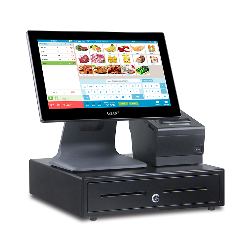 GS-A4 Complete Set Set Touch Ecrece Pos Machine Point of Sale Terminal System для продажи