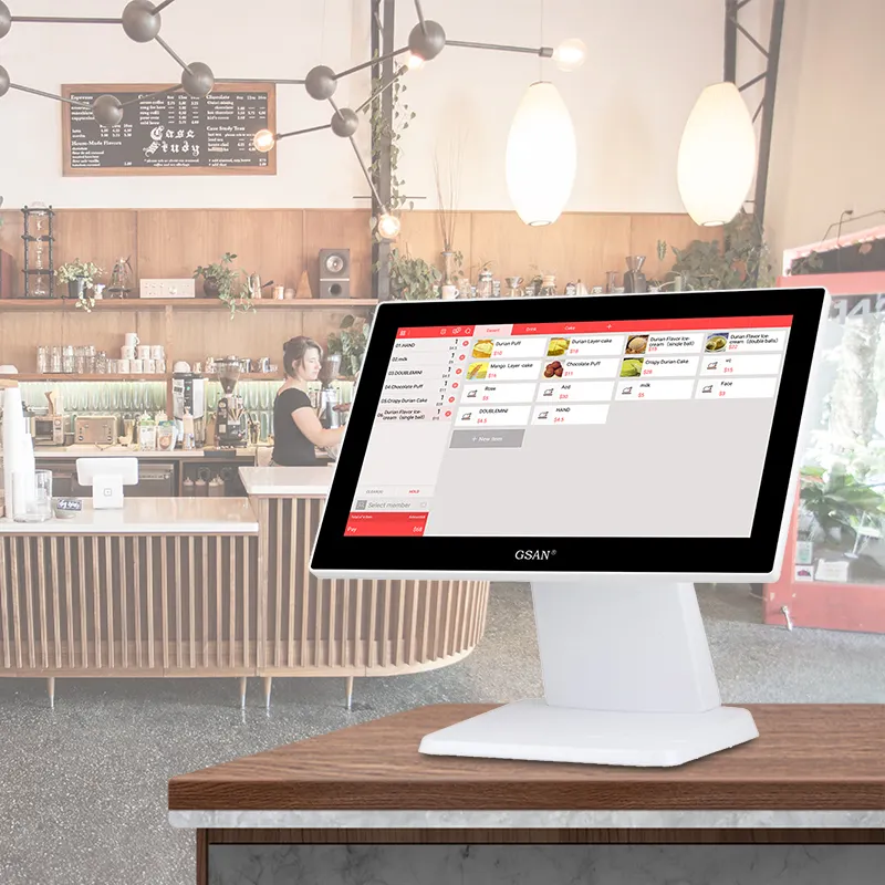 GS-A4 Restaurant Touch System System of Sope Cash Register Terminal