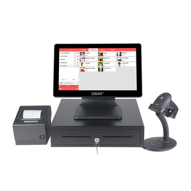 GS-A5 Black 15,6-дюймовый сенсорный дисплей Dass Register System System