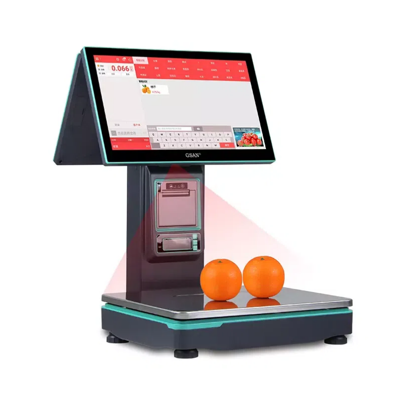 Прикоснитесь к шкале взвешивания