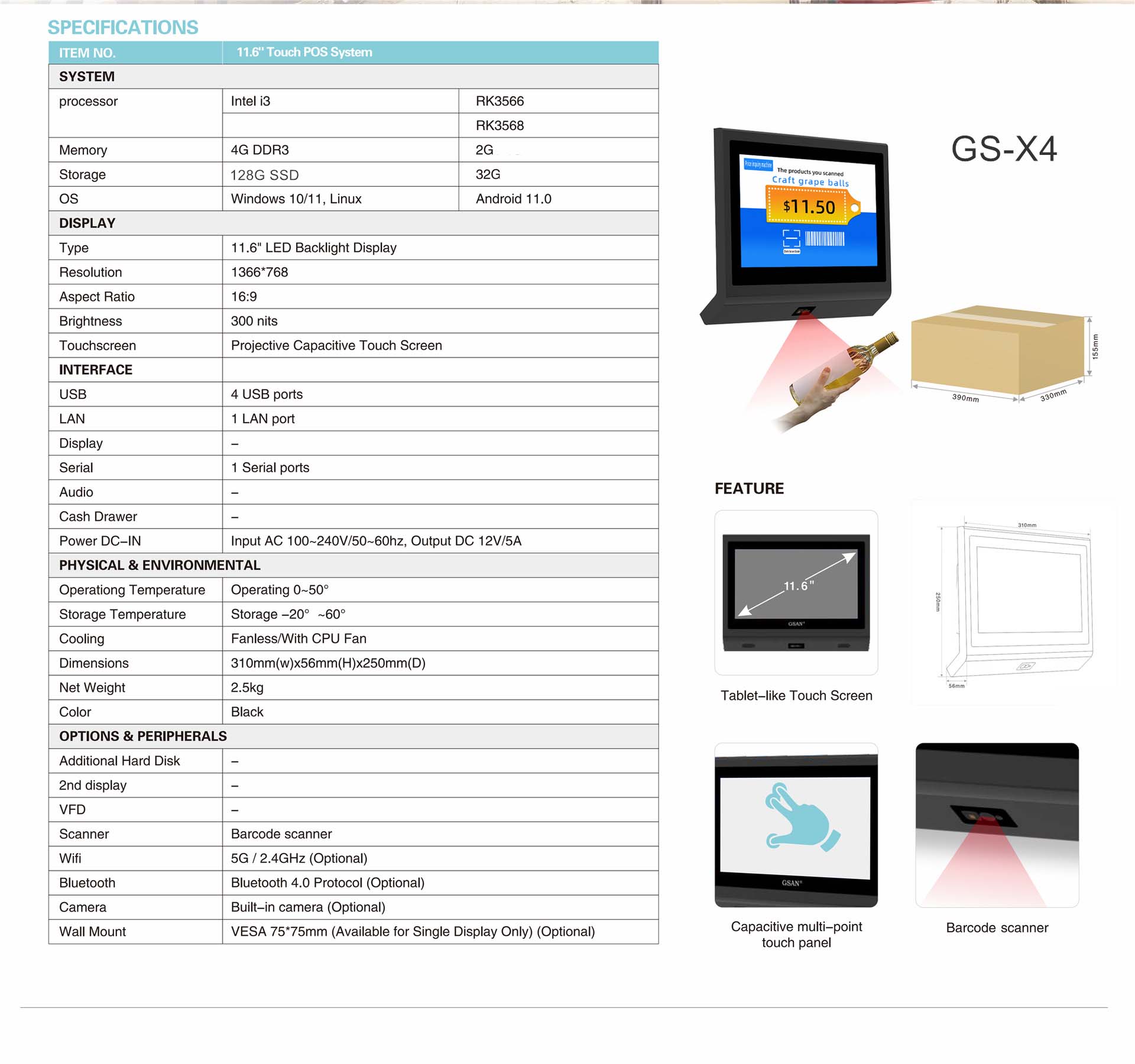 POS Touch Checker Параметр 