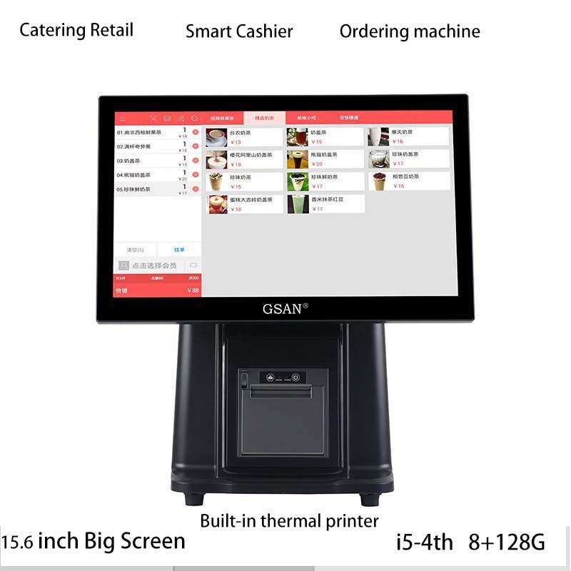 15.6 '' Сенсорный экран Собрание POS System 