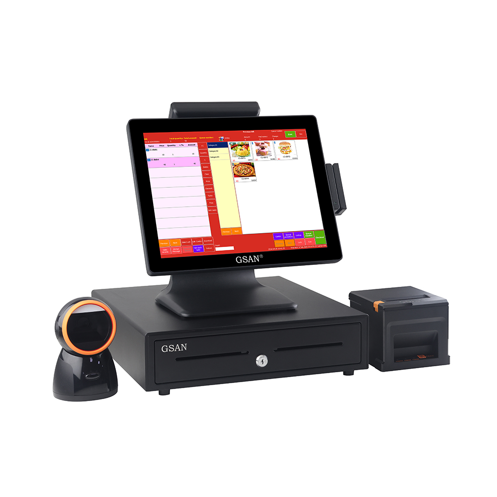 GS-A2 Кассовый регистр Touch POS System Terminal All in One Machine