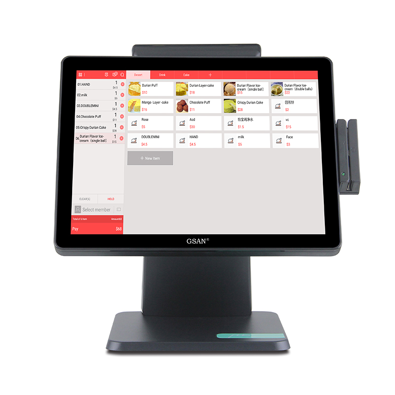 GS-T5 Электронный кассир платежный планшет POS POS SYSTER для ресторана