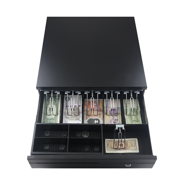 GS-4042 Hot Mini Metal Money Box Электронный денежный ящик RJ11 для POS System