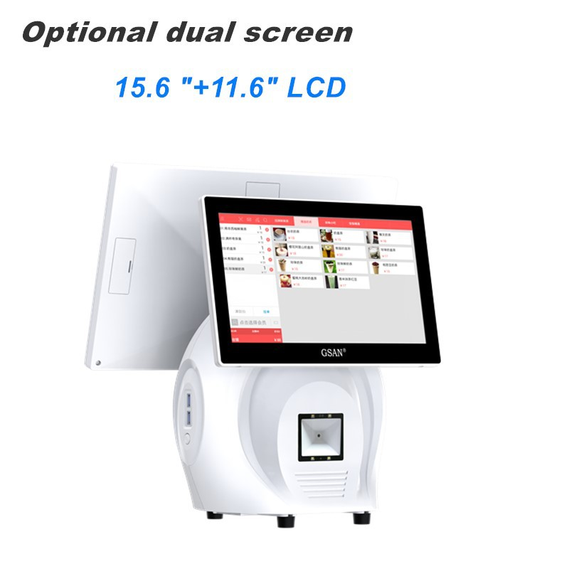 15.6 ''+11.6 '' LCD Двойная система POS System 