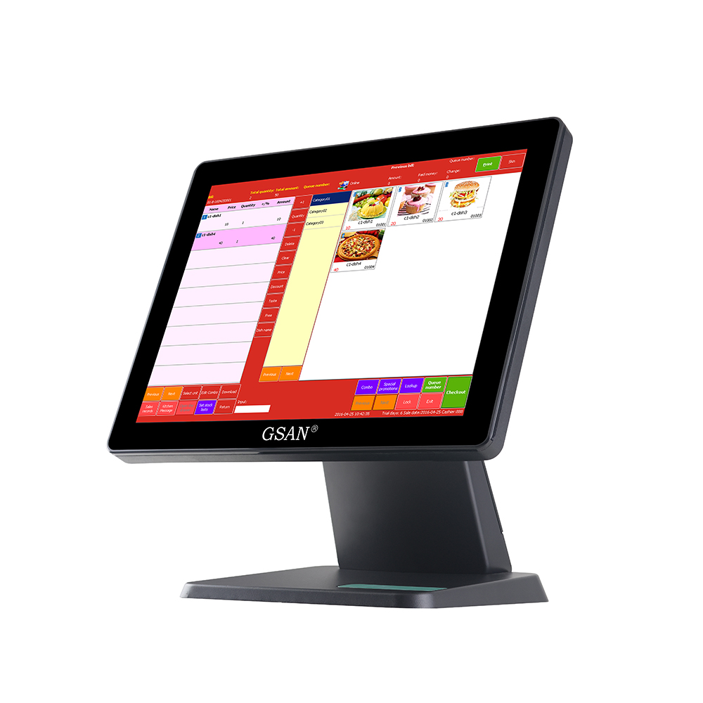 GS-A2 Кассовый регистр Touch POS System Terminal All in One Machine