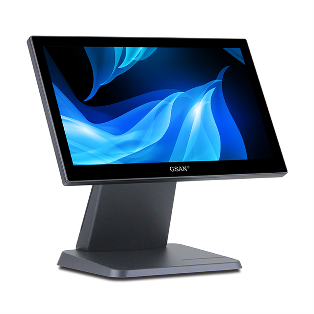 GS-1531 New POS-дисплей 15.6 '' Сенсорный экран SCUE POS MONITOR для бизнеса