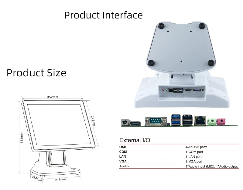 System Interface и размер