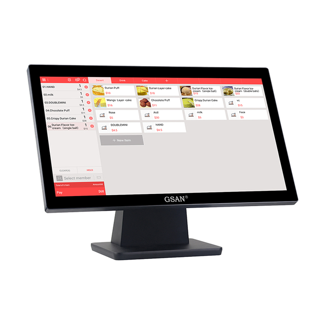 GS-A7 «Все в одном» Windows 21,5-дюймовая POS-система с сенсорным экраном для магазинов розничной торговли
